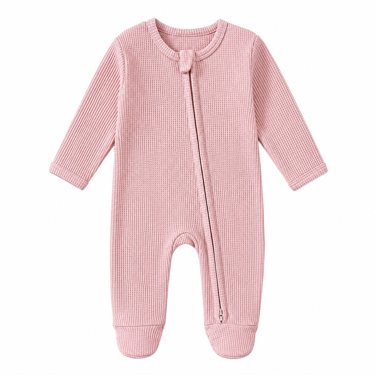 Waffle Cotton Baby Romper