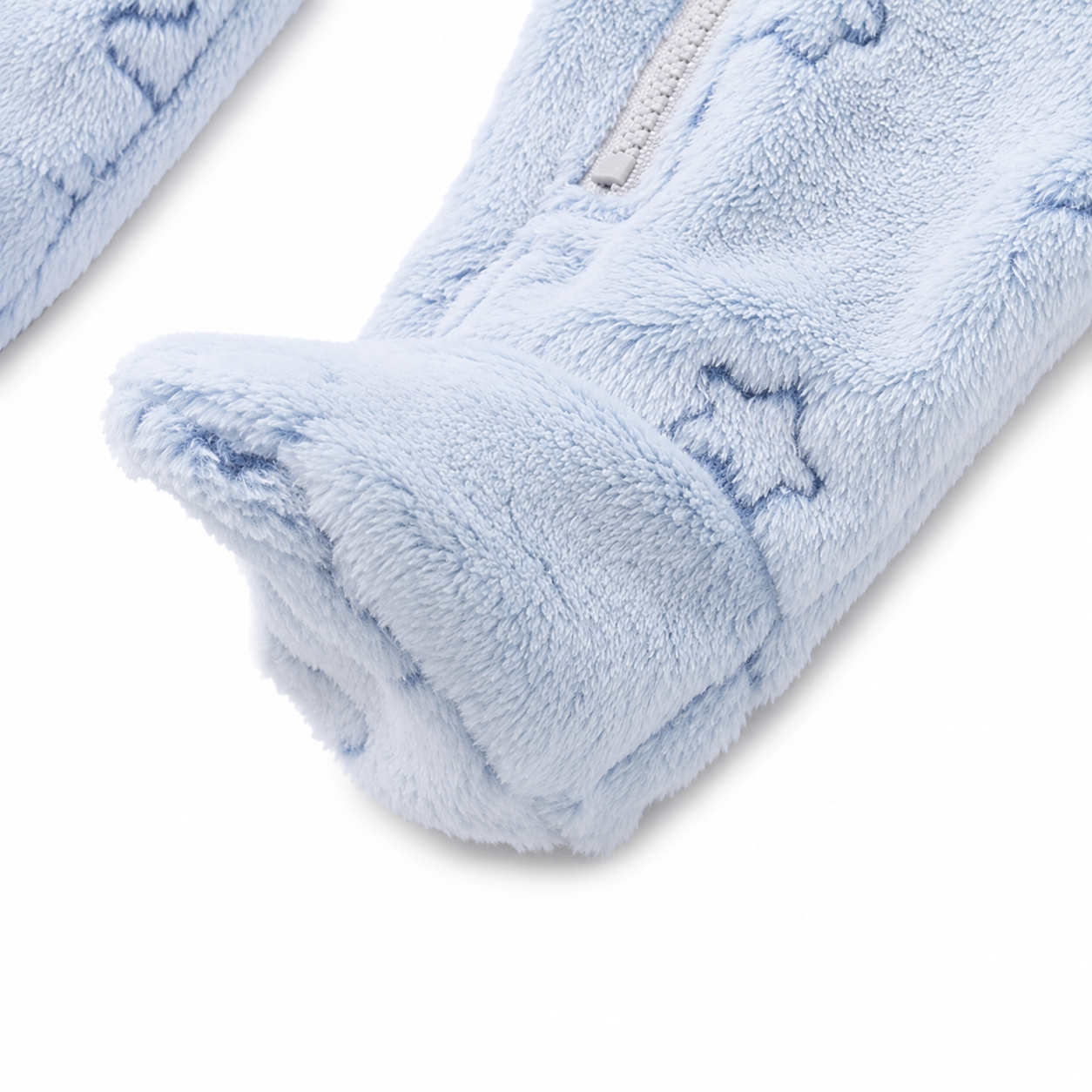 Kids' Plush Jumpsuit Sky Blue