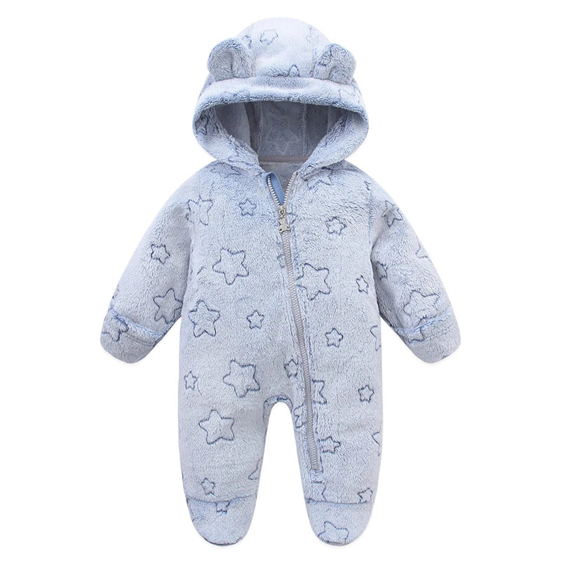 Kids' Plush Jumpsuit Sky Blue