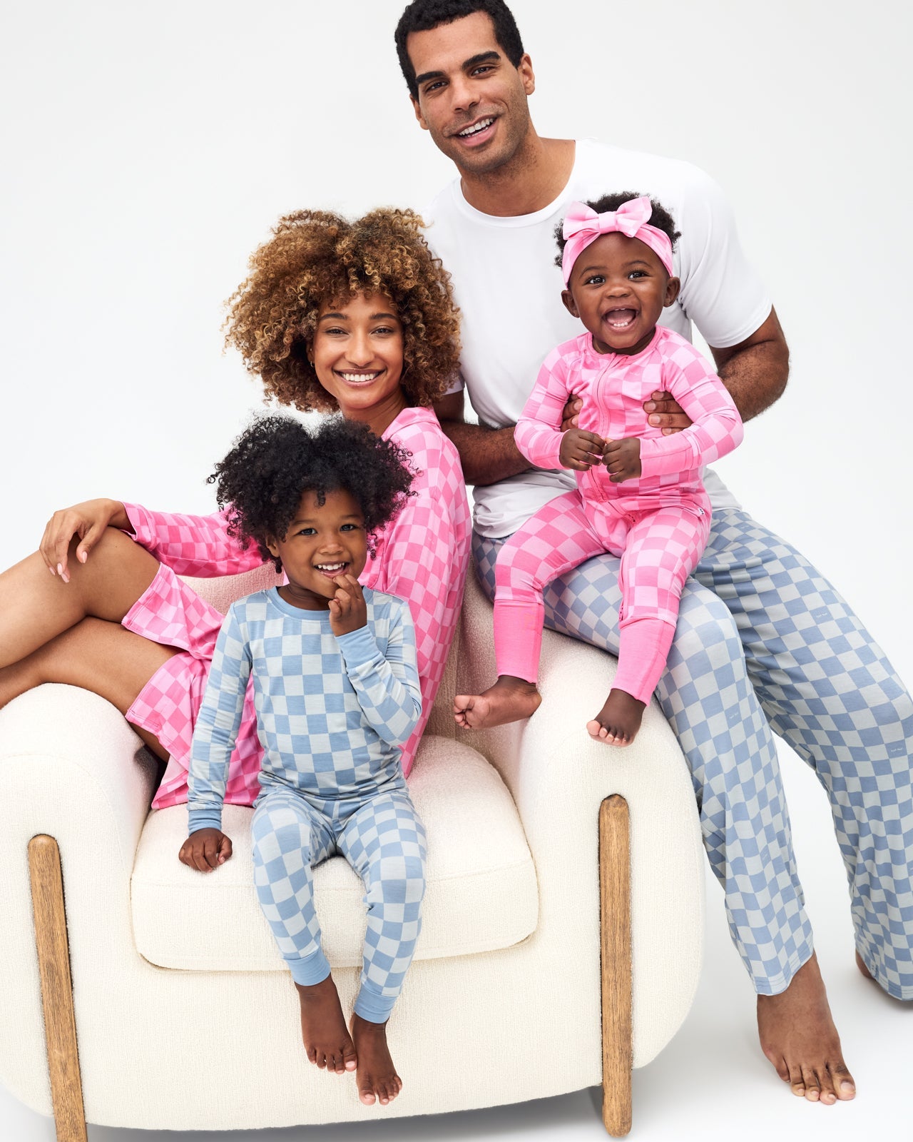 Sweet Raspberry Checks Women's Sleep Shirt