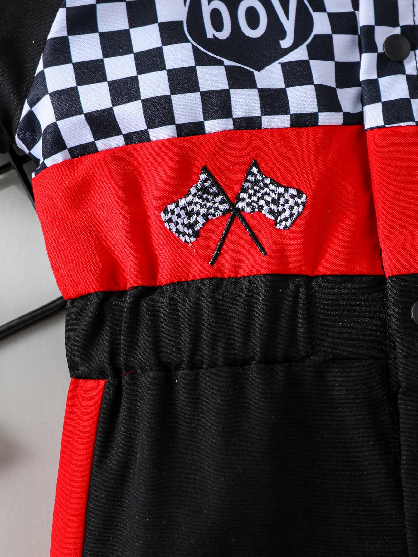 Baby Racer Denim Overalls