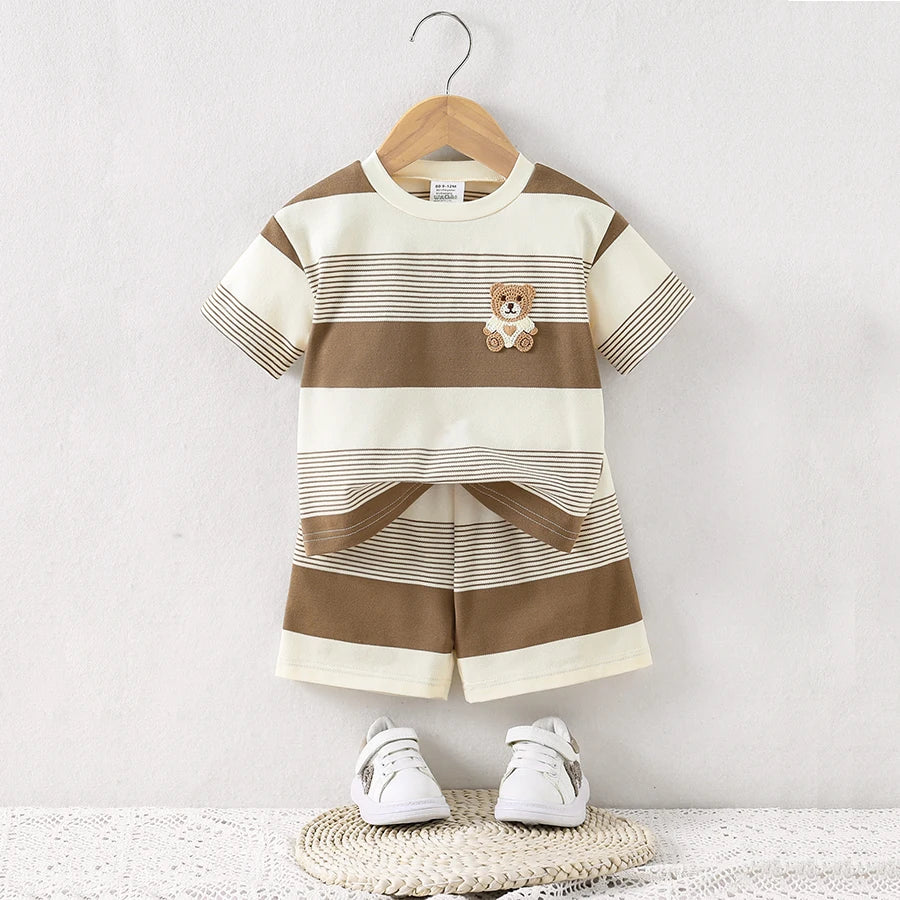 Baby Knit T-Shirt & Shorts Set