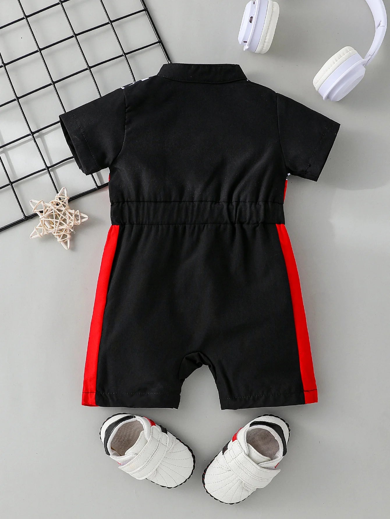 Baby Racer Denim Overalls